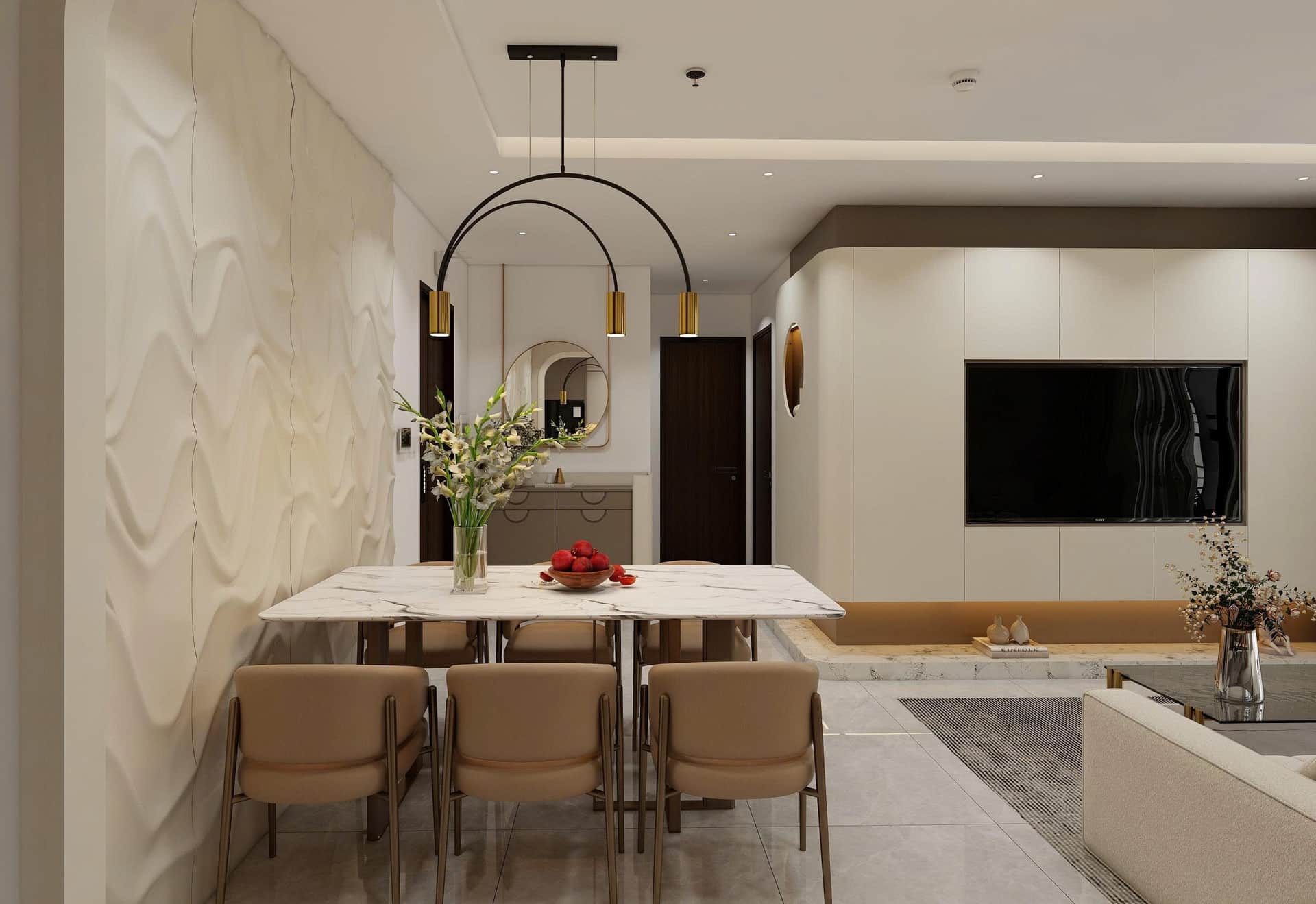 Căn hộ hiện đại – chi tiết nội thất