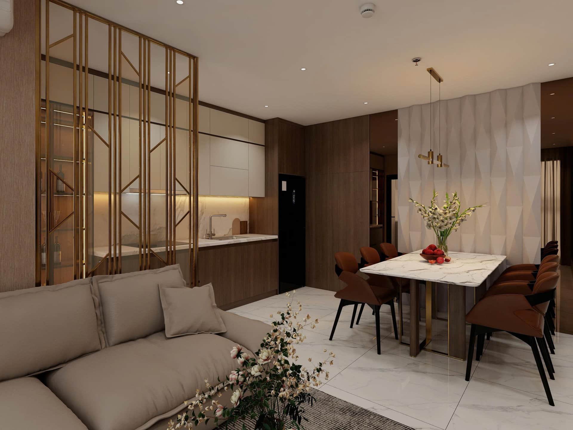 Chung cư Indochine – chi tiết trang trí