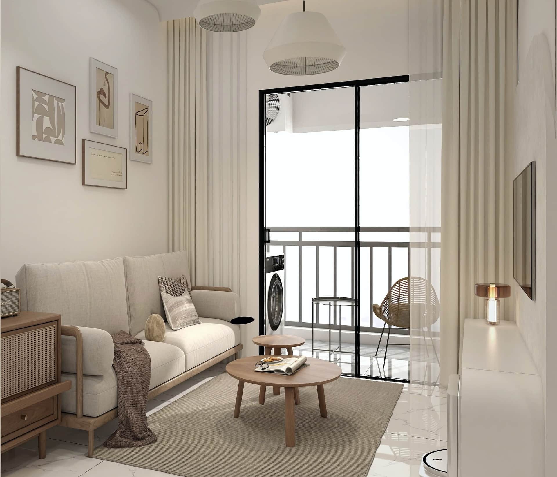 Căn hộ Wabi-Sabi — lối vào và hành lang